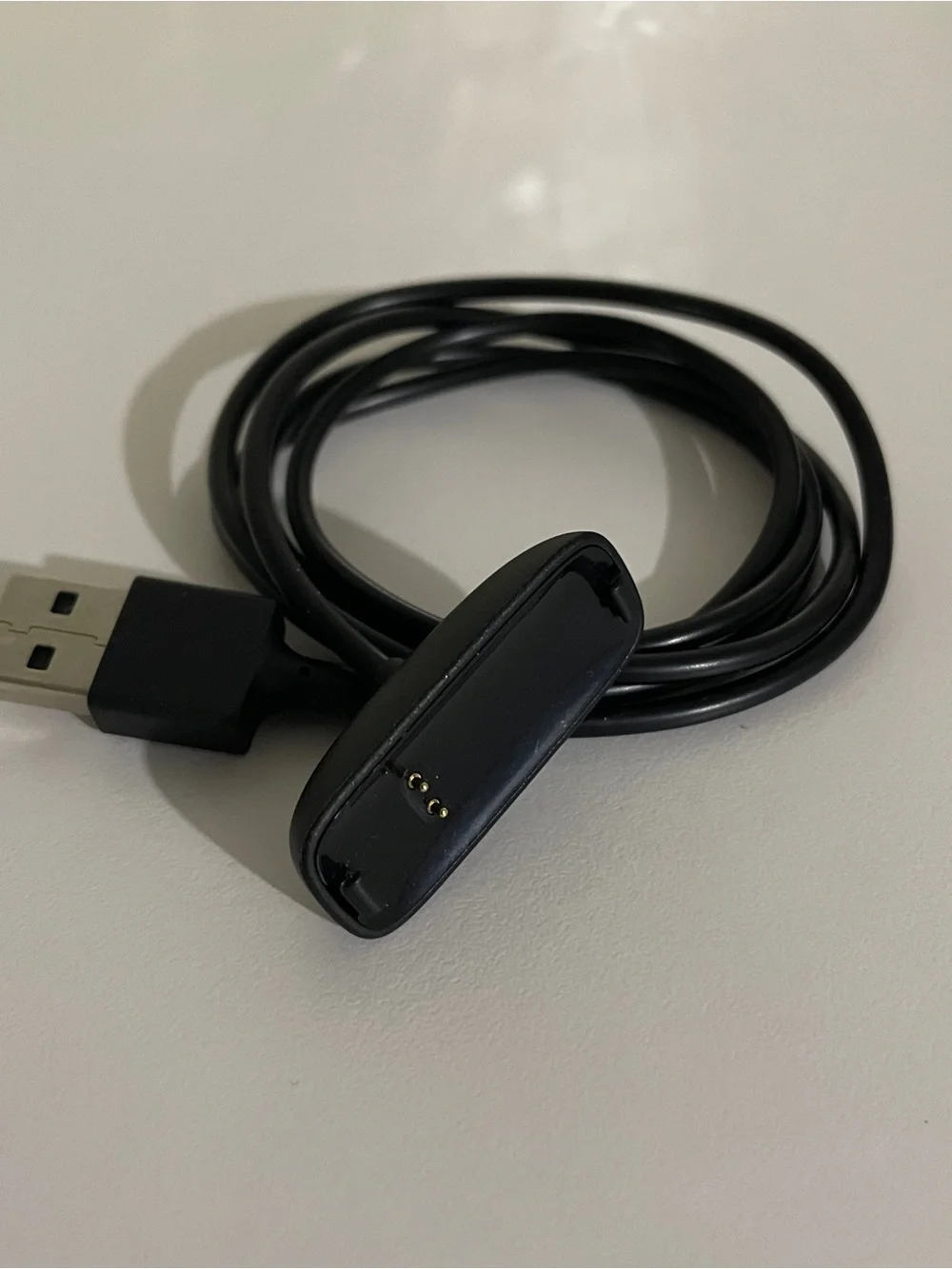 Fitbit inspire 2 Magnetic USB Charging Cable in Black